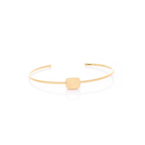 Bracelete Aro Retângulo Liso