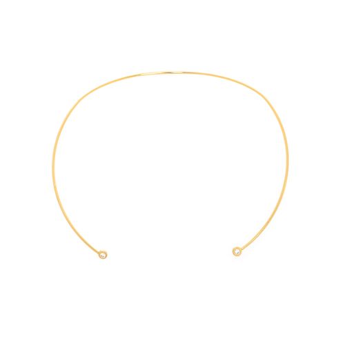 Choker Aro Dois Pontos de Luz