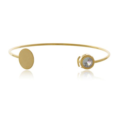 Bracelete Aro Ponto de Luz Circulo Pontas