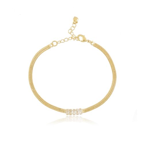 Pulseira Fita Navettes Meio