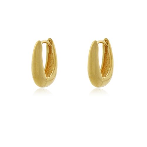 Argola Oval Lisa