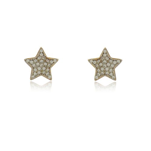 Brinco Estrela Cravejada