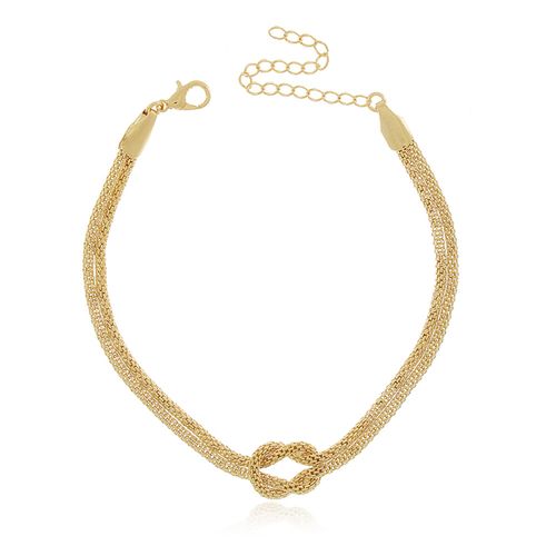 Pulseira Dupla Malha Tubular Nó