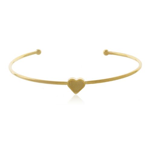 Bracelete Aro Coração Liso