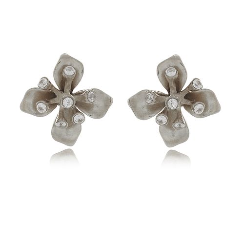 Brinco Flor Miolo Pontos de Luz