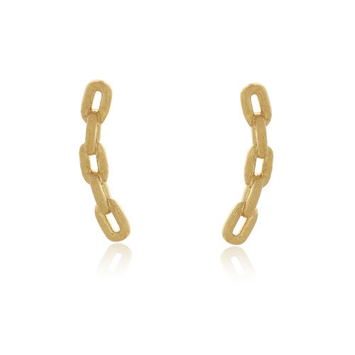 Ear Cuff Corrente Textura Fosca