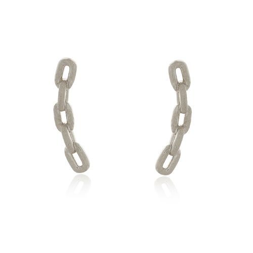 Ear Cuff Corrente Textura Fosca