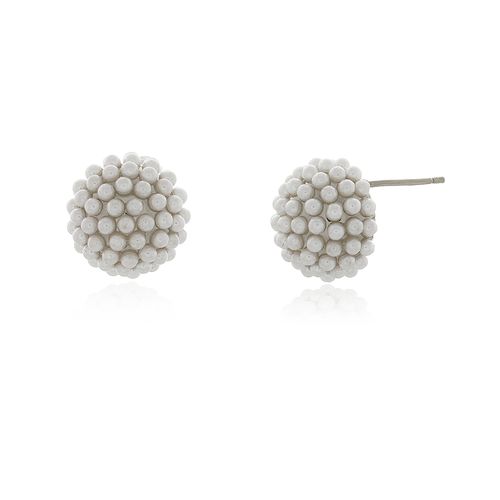 Brinco Esfera Bolinhas Peroladas
