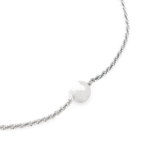 Choker Corrente Trabalhada Bola Lisa