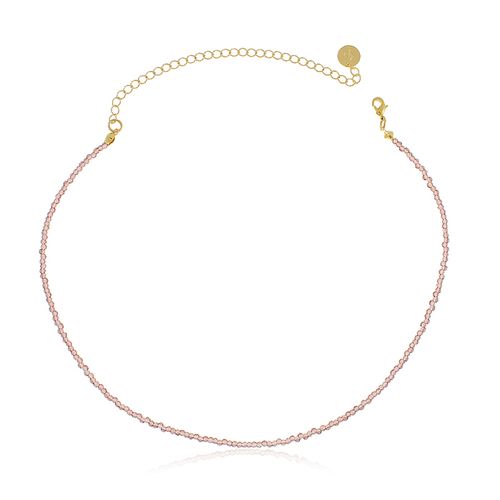 Choker Toda Cristais Fininhos