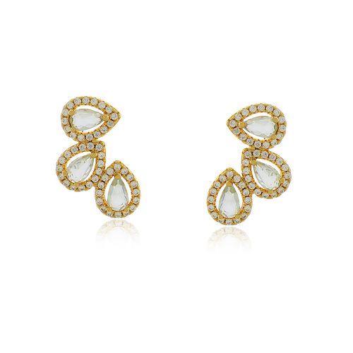 Ear Cuff Gotas Cravejadas
