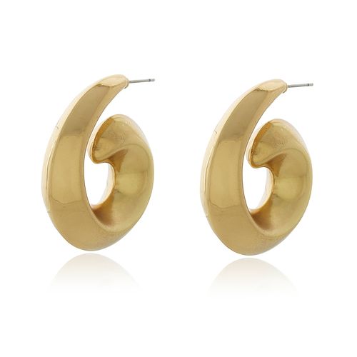 Brinco Caracol Friso Meio