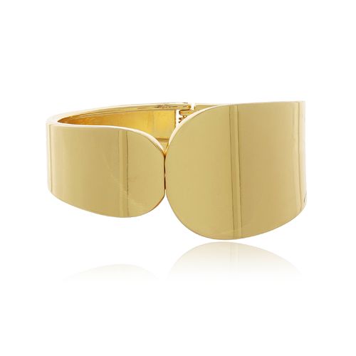 Bracelete Largo Pontas Ovais Irregulares