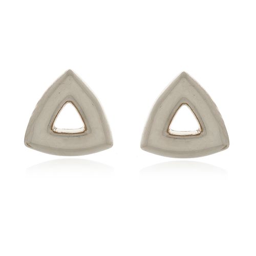 Brinco Triângulo Vazado