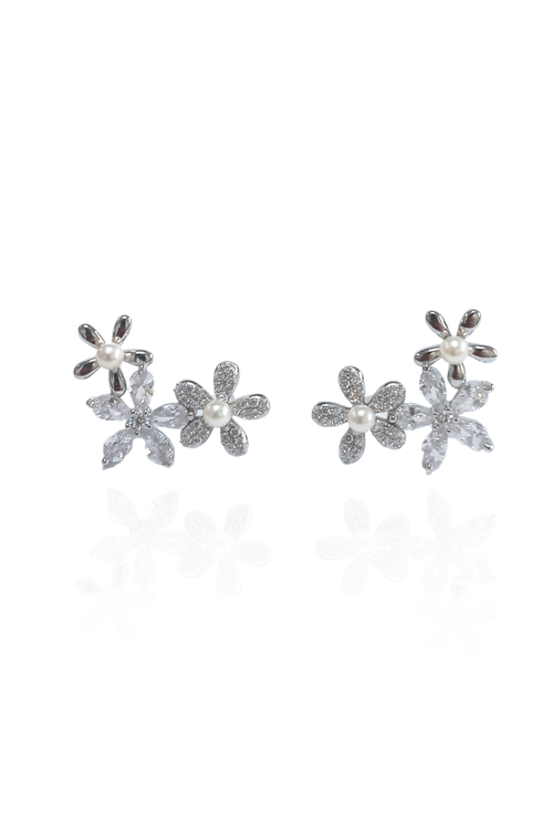 Ear Cuff Flores Variadas