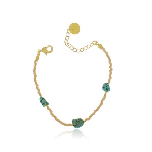 Pulseira Cristais Pedras