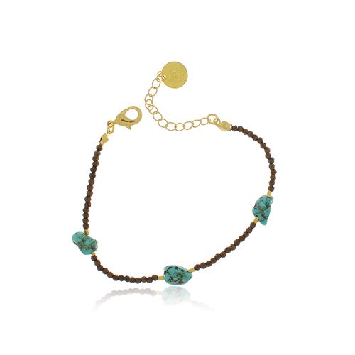Pulseira Cristais Pedras