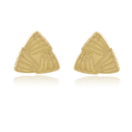 Brinco Triangular Trabalhado