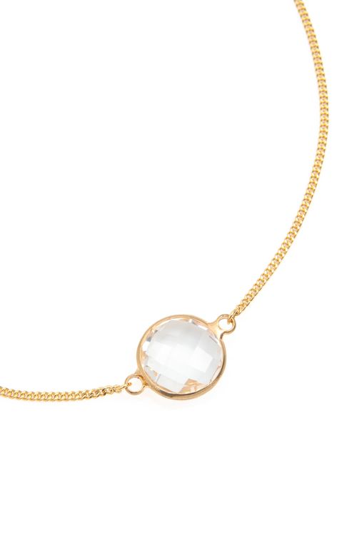Choker Pedra Círculo