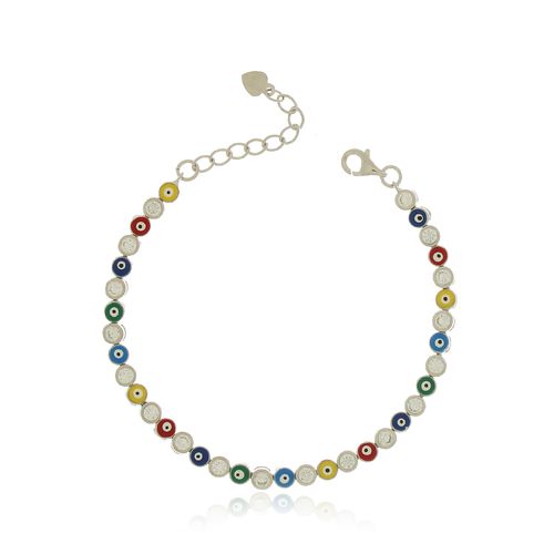 Pulseira Riviera Olho Grego Pontos de Luz