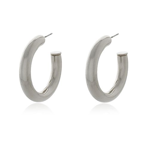 Argola Tubular Pontas Achatadas