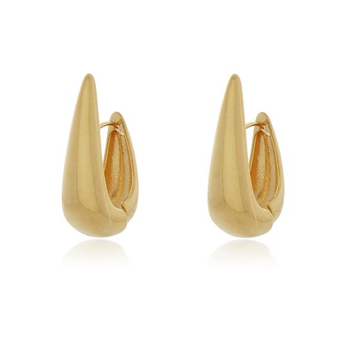 Argola Gota Ponta Longa Fina