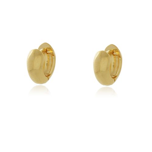 Argola Oval Curvada