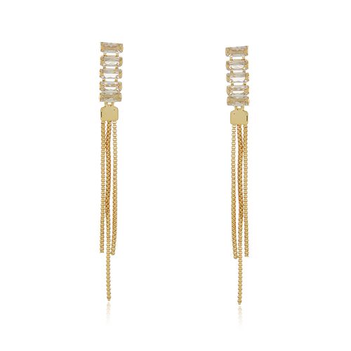 Brinco Baguetes Correntes Penduradas