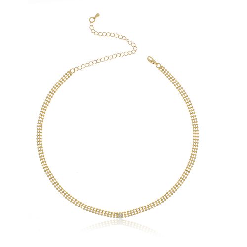 Choker Bolinhas Ponto de Luz