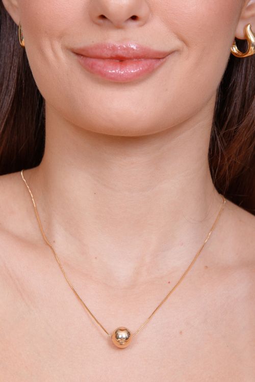 Colar Esfera P Lisa