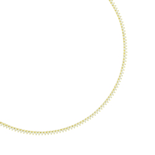 Colar Riviera Três Garras 2 mm