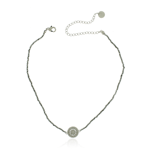 Choker Cristais Pizza Navete
