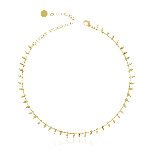 Choker Bolinhas Penduradas