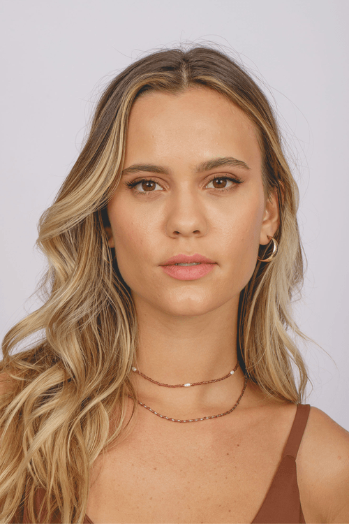 Choker Cristais Pérolas