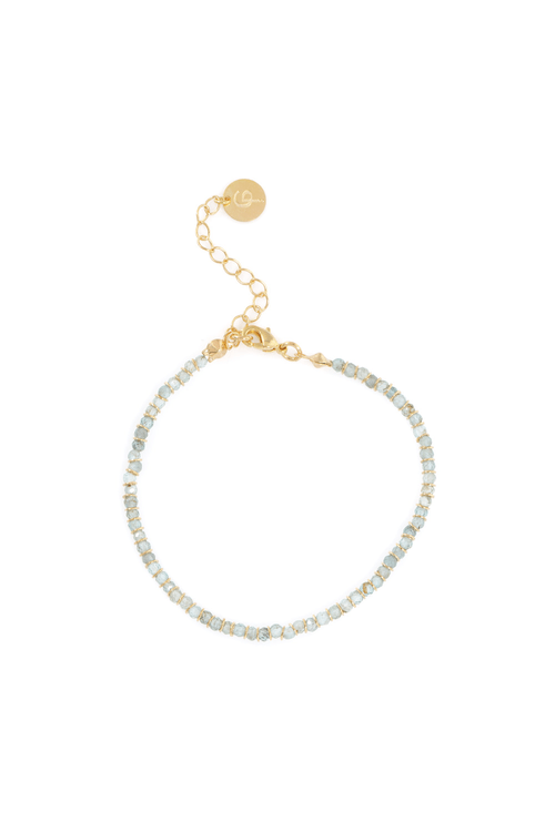Pulseira Cristais Apatita Rodelas