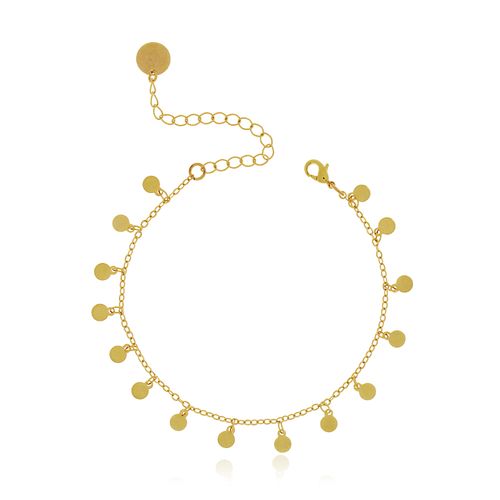 Pulseira Círculos Lisos Pendurados