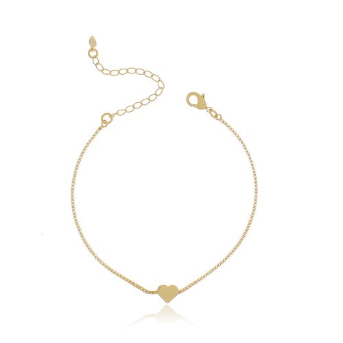 Pulseira Coração Liso