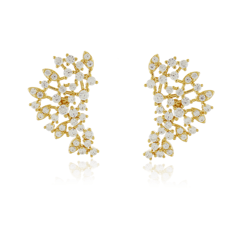 Ear Cuff Cravejado