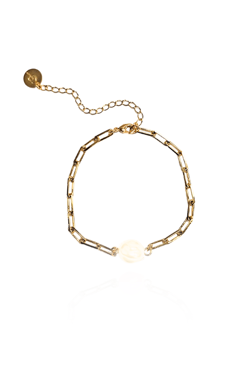 Pulseira Carty Pérola Irregular