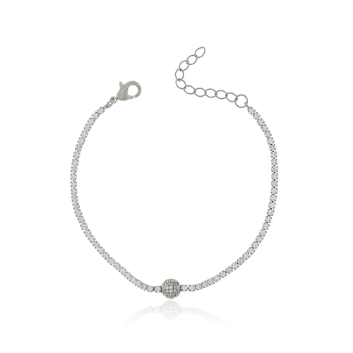 Pulseira Riviera Esfera Cravejada
