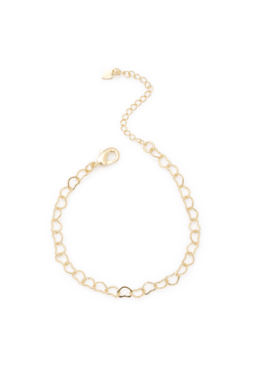 Pulseira Corações Vazados