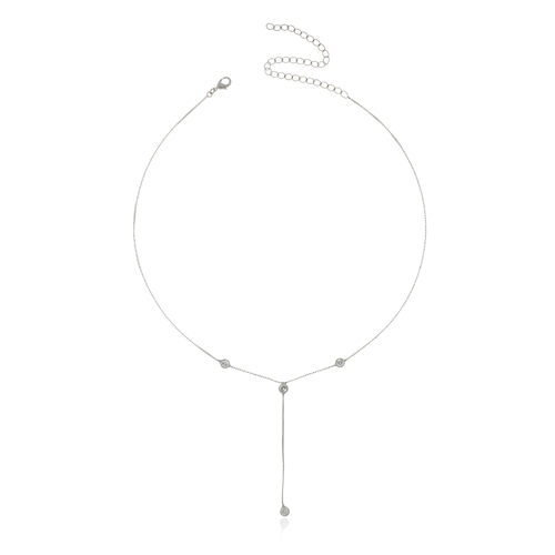 Colar Gravata Pontos de Luz