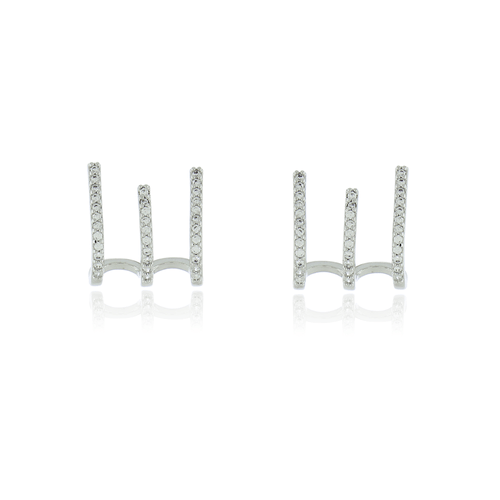 Argola Palitos Cravejados