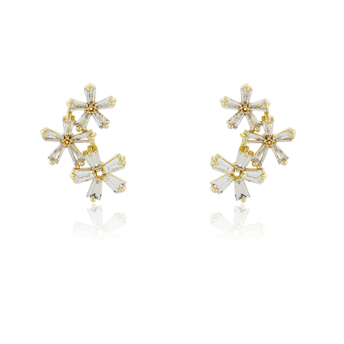 Ear Cuff Flores Navetes