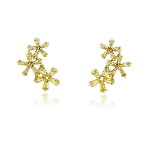 Ear Cuff Flores Navetes