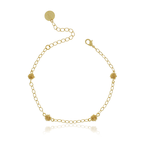 Pulseira Bolinhas Trabalhadas