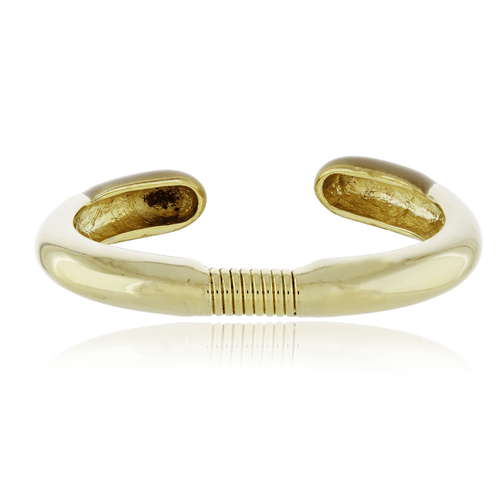 Bracelete Pontas Ovais Esmaltadas