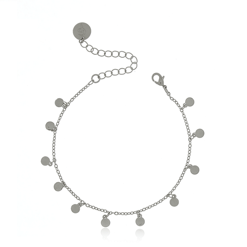 Pulseira Círculos Lisos Pendurados