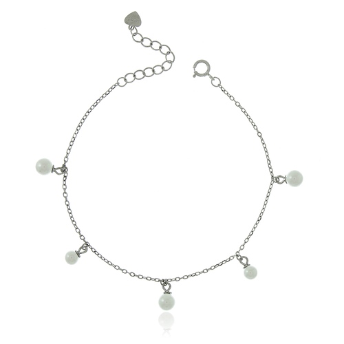 Pulseira Pérolas Penduradas