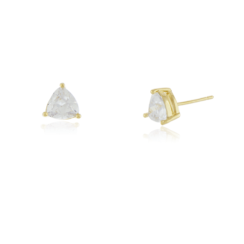 Brinco Pedra Triangular